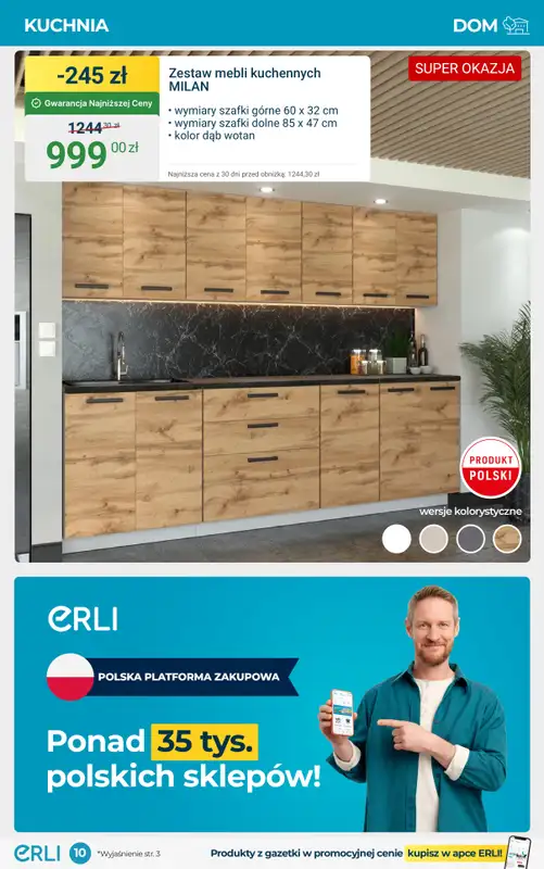 Erli - gazetka promocyjna TOP OKAZJE – meble i aranżacja wnętrz! od czwartku 02.10 do niedzieli 12.10 - strona 10