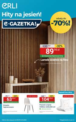 Erli - gazetka promocyjna TOP OKAZJE – meble i aranżacja wnętrz! od czwartku 02.10 do niedzieli 12.10