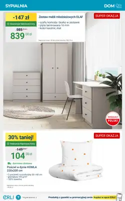 Erli - gazetka promocyjna TOP OKAZJE – meble i aranżacja wnętrz! od czwartku 02.10 do niedzieli 12.10 - strona 7 Erli - gazetka promocyjna TOP OKAZJE – meble i aranżacja wnętrz! od czwartku 02.10 do niedzieli 12.10 - strona 7