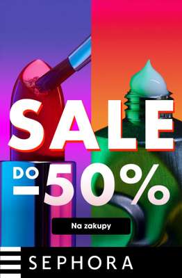Sephora - gazetka promocyjna SALE do -50% od środy 01.10 do poniedziałku 13.10