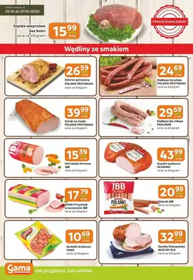 Gama - gazetka promocyjna Gazetka od czwartku 02.10 do wtorku 14.10 - strona 2