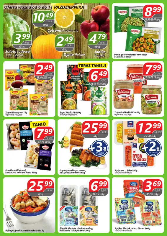 Społem - Blisko i Korzystnie - gazetka promocyjna Gazetka PSS Poznań od poniedziałku 06.10 do niedzieli 26.10 - strona 6