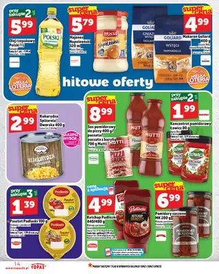 TOPAZ - gazetka promocyjna Gazetka od czwartku 09.10 do środy 15.10 - strona 14 TOPAZ - gazetka promocyjna Gazetka od czwartku 09.10 do środy 15.10 - strona 14