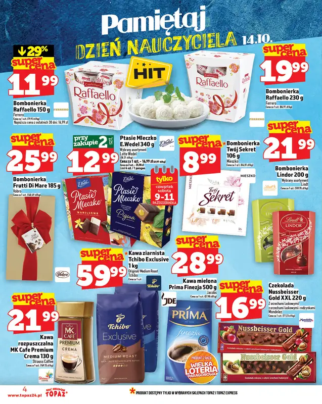 TOPAZ - gazetka promocyjna Gazetka od czwartku 09.10 do środy 15.10 - strona 4