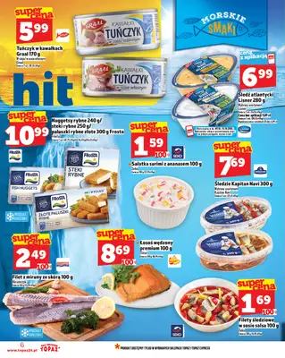 TOPAZ - gazetka promocyjna Gazetka od czwartku 09.10 do środy 15.10 - strona 6 TOPAZ - gazetka promocyjna Gazetka od czwartku 09.10 do środy 15.10 - strona 6