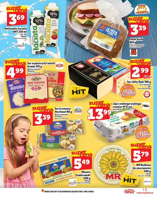 TOPAZ - gazetka promocyjna Gazetka od czwartku 09.10 do środy 15.10 - strona 13