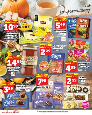 TOPAZ - gazetka promocyjna Gazetka od czwartku 09.10 do środy 15.10 - strona 2 TOPAZ - gazetka promocyjna Gazetka od czwartku 09.10 do środy 15.10 - strona 2