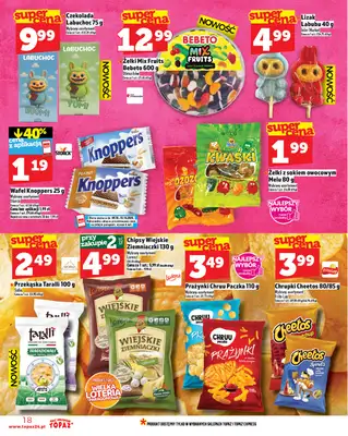 TOPAZ - gazetka promocyjna Gazetka od czwartku 09.10 do środy 15.10 - strona 18 TOPAZ - gazetka promocyjna Gazetka od czwartku 09.10 do środy 15.10 - strona 18