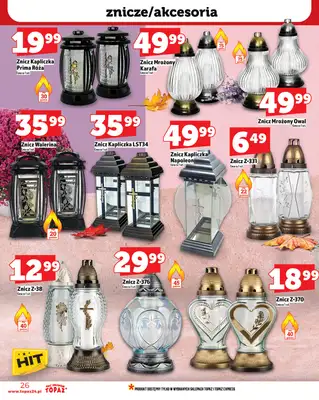 TOPAZ - gazetka promocyjna Gazetka od czwartku 09.10 do środy 15.10 - strona 26 TOPAZ - gazetka promocyjna Gazetka od czwartku 09.10 do środy 15.10 - strona 26