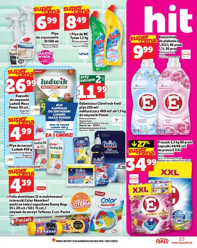 TOPAZ - gazetka promocyjna Gazetka od czwartku 09.10 do środy 15.10 - strona 23