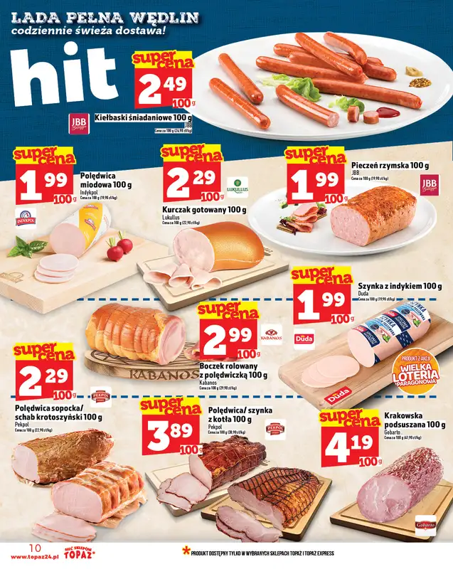 TOPAZ - gazetka promocyjna Gazetka od czwartku 09.10 do środy 15.10 - strona 10