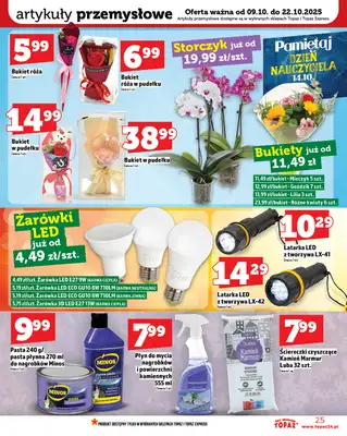 TOPAZ - gazetka promocyjna Gazetka od czwartku 09.10 do środy 15.10 - strona 25 TOPAZ - gazetka promocyjna Gazetka od czwartku 09.10 do środy 15.10 - strona 25