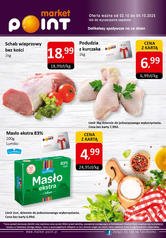 Market Point - gazetka promocyjna Ulotka weekendowa od czwartku 02.10 do soboty 04.10