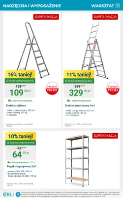 Erli - gazetka promocyjna Hity cenowe – narzędzia, warsztat i ogród! od soboty 04.10 do niedzieli 12.10 - strona 3 Erli - gazetka promocyjna Hity cenowe – narzędzia, warsztat i ogród! od soboty 04.10 do niedzieli 12.10 - strona 3