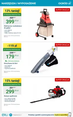 Erli - gazetka promocyjna Hity cenowe – narzędzia, warsztat i ogród! od soboty 04.10 do niedzieli 12.10 - strona 7 Erli - gazetka promocyjna Hity cenowe – narzędzia, warsztat i ogród! od soboty 04.10 do niedzieli 12.10 - strona 7