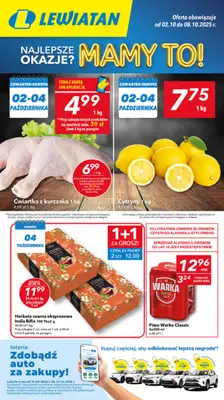 LEWIATAN - gazetka promocyjna MAMY TO w Lewiatanie – woj. lubelskie od czwartku 02.10 do środy 08.10