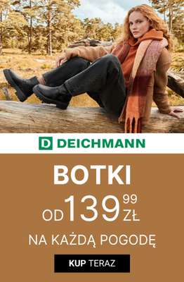 Deichmann - gazetka promocyjna Botki na jesień od 139,99 zł od środy 01.10 