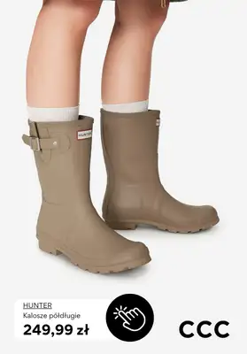 CCC - gazetka promocyjna Kalosze marki HUNTER od środy 01.10 do czwartku 09.10 - strona 4