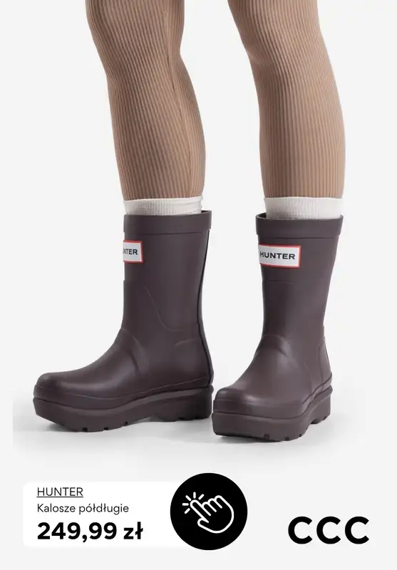 CCC - gazetka promocyjna Kalosze marki HUNTER od środy 01.10 do czwartku 09.10 - strona 9