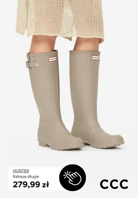 CCC - gazetka promocyjna Kalosze marki HUNTER od środy 01.10 do czwartku 09.10 - strona 8