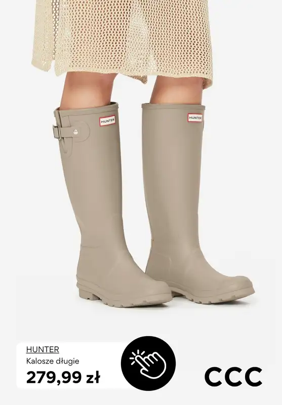 CCC - gazetka promocyjna Kalosze marki HUNTER od środy 01.10 do czwartku 09.10 - strona 8