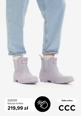 CCC - gazetka promocyjna Kalosze marki HUNTER od środy 01.10 do czwartku 09.10 - strona 7