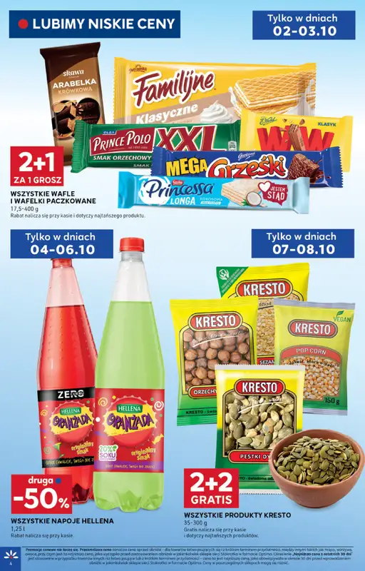 Stokrotka - gazetka promocyjna Gazetka Optima od czwartku 02.10 do środy 08.10 - strona 4