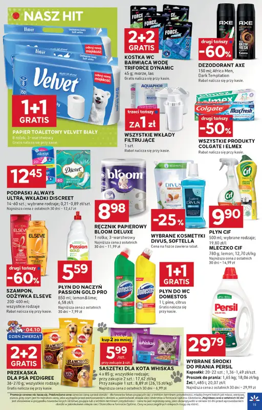 Stokrotka - gazetka promocyjna Gazetka Optima od czwartku 02.10 do środy 08.10 - strona 15