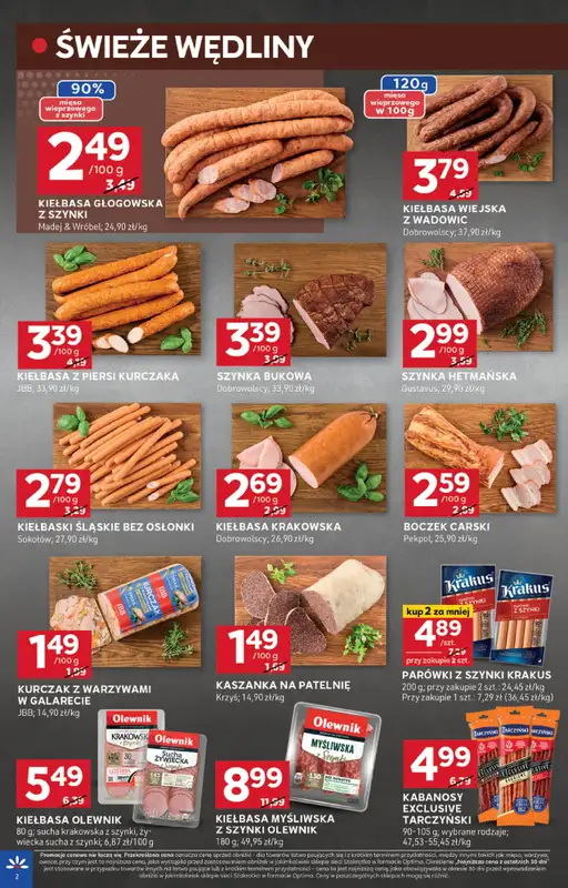 Stokrotka - gazetka promocyjna Gazetka Optima od czwartku 02.10 do środy 08.10 - strona 2