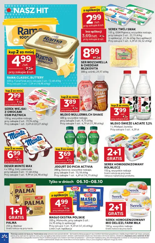 Stokrotka - gazetka promocyjna Gazetka Optima od czwartku 02.10 do środy 08.10 - strona 6