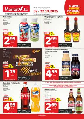 Marketvita - gazetka promocyjna Wielopaki od czwartku 09.10 do środy 22.10