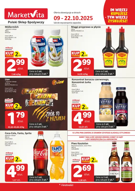 Marketvita - gazetka promocyjna Wielopaki  