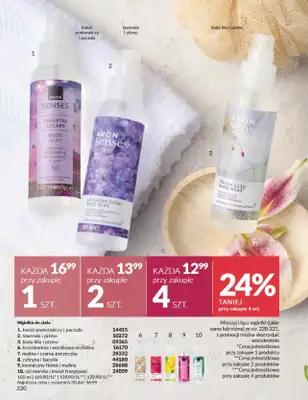 AVON - gazetka promocyjna Katalog Październik 2025 od środy 01.10 do piątku 31.10 - strona 220 AVON - gazetka promocyjna Katalog Październik 2025 od środy 01.10 do piątku 31.10 - strona 220