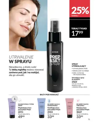 AVON - gazetka promocyjna Katalog Październik 2025 od środy 01.10 do piątku 31.10 - strona 71 AVON - gazetka promocyjna Katalog Październik 2025 od środy 01.10 do piątku 31.10 - strona 71