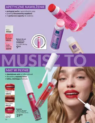 AVON - gazetka promocyjna Katalog Październik 2025 od środy 01.10 do piątku 31.10 - strona 72 AVON - gazetka promocyjna Katalog Październik 2025 od środy 01.10 do piątku 31.10 - strona 72