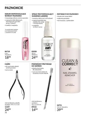 AVON - gazetka promocyjna Katalog Październik 2025 od środy 01.10 do piątku 31.10 - strona 78 AVON - gazetka promocyjna Katalog Październik 2025 od środy 01.10 do piątku 31.10 - strona 78