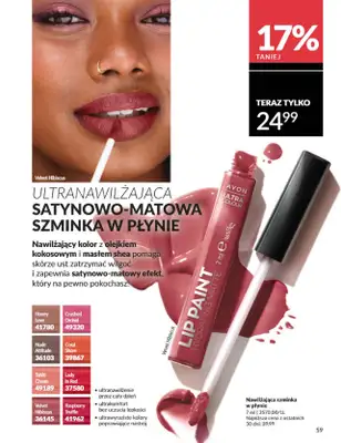 AVON - gazetka promocyjna Katalog Październik 2025 od środy 01.10 do piątku 31.10 - strona 59 AVON - gazetka promocyjna Katalog Październik 2025 od środy 01.10 do piątku 31.10 - strona 59