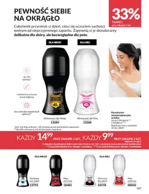 AVON - gazetka promocyjna Katalog Październik 2025 od środy 01.10 do piątku 31.10 - strona 187 AVON - gazetka promocyjna Katalog Październik 2025 od środy 01.10 do piątku 31.10 - strona 187