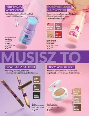 AVON - gazetka promocyjna Katalog Październik 2025 od środy 01.10 do piątku 31.10 - strona 74 AVON - gazetka promocyjna Katalog Październik 2025 od środy 01.10 do piątku 31.10 - strona 74