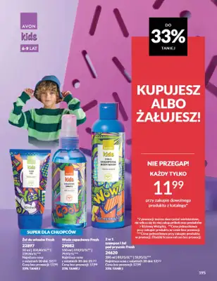 AVON - gazetka promocyjna Katalog Październik 2025 od środy 01.10 do piątku 31.10 - strona 195 AVON - gazetka promocyjna Katalog Październik 2025 od środy 01.10 do piątku 31.10 - strona 195