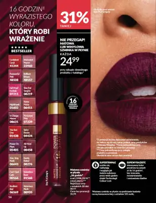 AVON - gazetka promocyjna Katalog Październik 2025 od środy 01.10 do piątku 31.10 - strona 56 AVON - gazetka promocyjna Katalog Październik 2025 od środy 01.10 do piątku 31.10 - strona 56