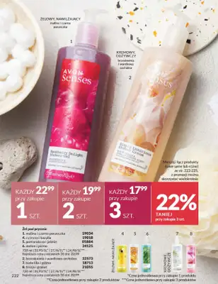 AVON - gazetka promocyjna Katalog Październik 2025 od środy 01.10 do piątku 31.10 - strona 222 AVON - gazetka promocyjna Katalog Październik 2025 od środy 01.10 do piątku 31.10 - strona 222