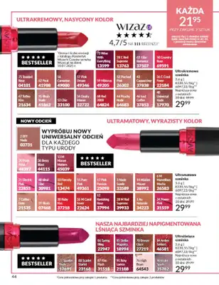 AVON - gazetka promocyjna Katalog Październik 2025 od środy 01.10 do piątku 31.10 - strona 44 AVON - gazetka promocyjna Katalog Październik 2025 od środy 01.10 do piątku 31.10 - strona 44