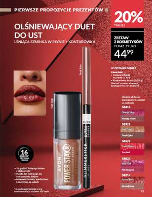 Lśniąca szminka w płynie + Konturówka