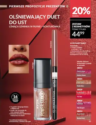 AVON - gazetka promocyjna Katalog Październik 2025 od środy 01.10 do piątku 31.10 - strona 83 AVON - gazetka promocyjna Katalog Październik 2025 od środy 01.10 do piątku 31.10 - strona 83