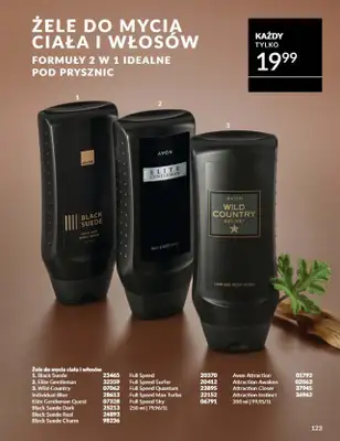 AVON - gazetka promocyjna Katalog Październik 2025 od środy 01.10 do piątku 31.10 - strona 123 AVON - gazetka promocyjna Katalog Październik 2025 od środy 01.10 do piątku 31.10 - strona 123