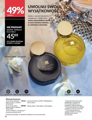 AVON - gazetka promocyjna Katalog Październik 2025 od środy 01.10 do piątku 31.10 - strona 86 AVON - gazetka promocyjna Katalog Październik 2025 od środy 01.10 do piątku 31.10 - strona 86
