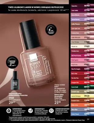 AVON - gazetka promocyjna Katalog Październik 2025 od środy 01.10 do piątku 31.10 - strona 77 AVON - gazetka promocyjna Katalog Październik 2025 od środy 01.10 do piątku 31.10 - strona 77
