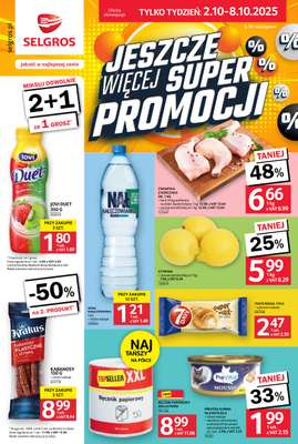 Selgros - gazetka promocyjna Jeszcze więcej super promocji! od czwartku 02.10 do środy 08.10