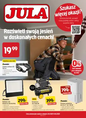 Jula - gazetka promocyjna Gazetka od czwartku 02.10 do środy 15.10 Jula - gazetka promocyjna Gazetka od czwartku 02.10 do środy 15.10